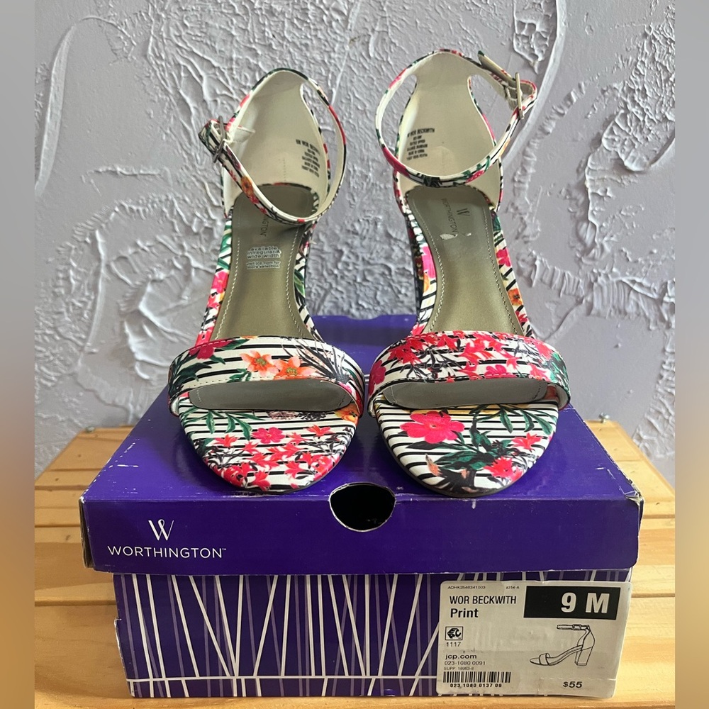 Worthington Beckwith Print Heels